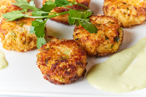 Mini New England Crab Cakes