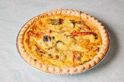 Roasted Vegetable Quiche