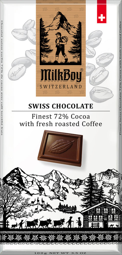 Milkboy 72% Cocoa w Coffee Bar