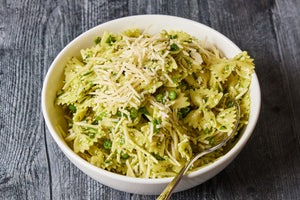 Pasta and Peas with Parmesan Per Person