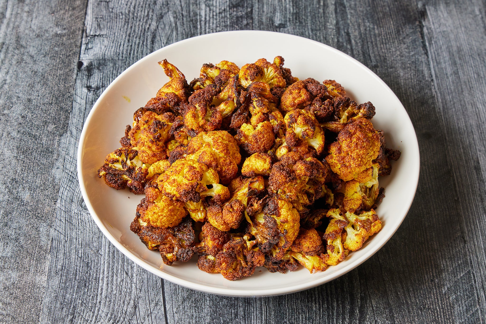 Roasted Curry Cauliflower Per Person