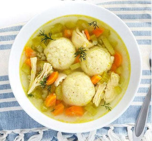Appetizers - Chicken Soup with 4 Matzoh Balls